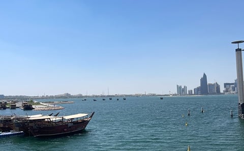 Dhow Boat Cruise with Sun Set at Al Safliya Island