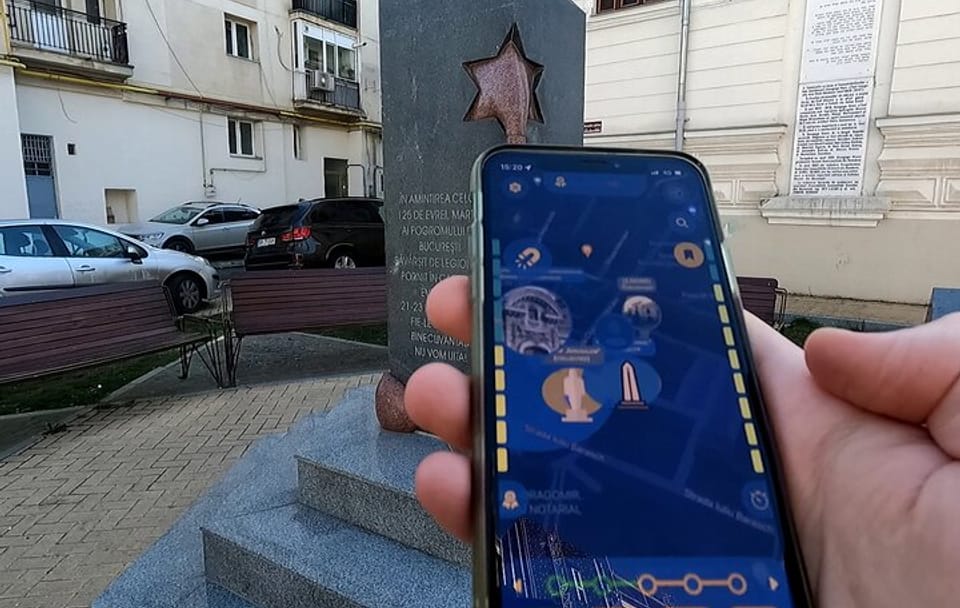 Jewish Heritage Walking Tour in Bucharest with GPS App