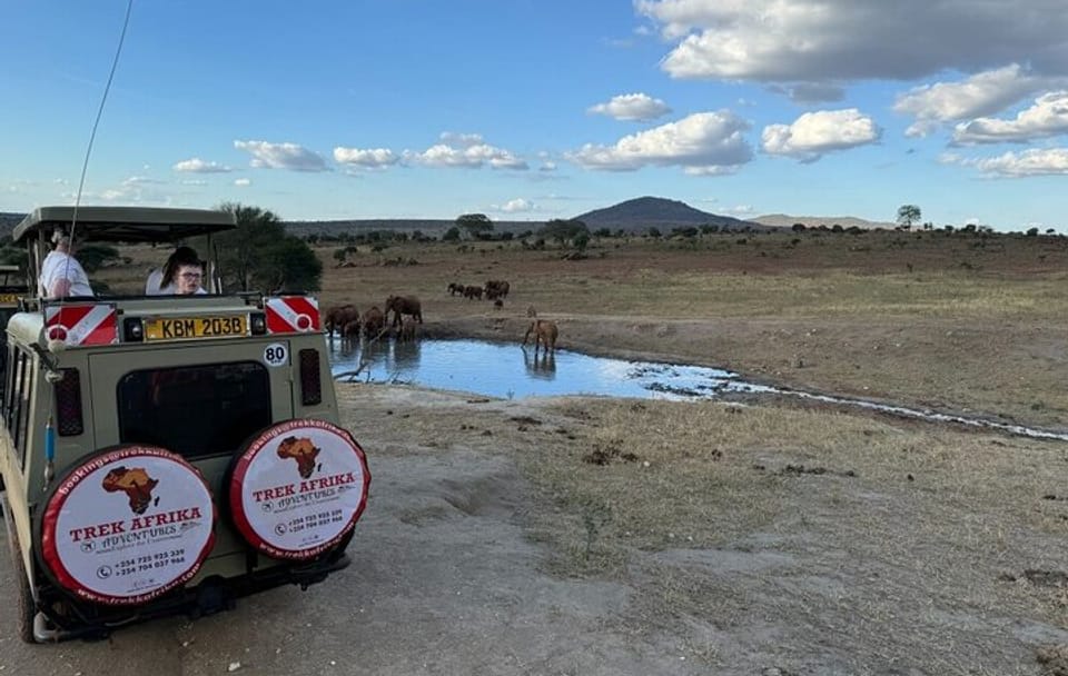 3-Day Tsavo East Private Safari from Diani Beach