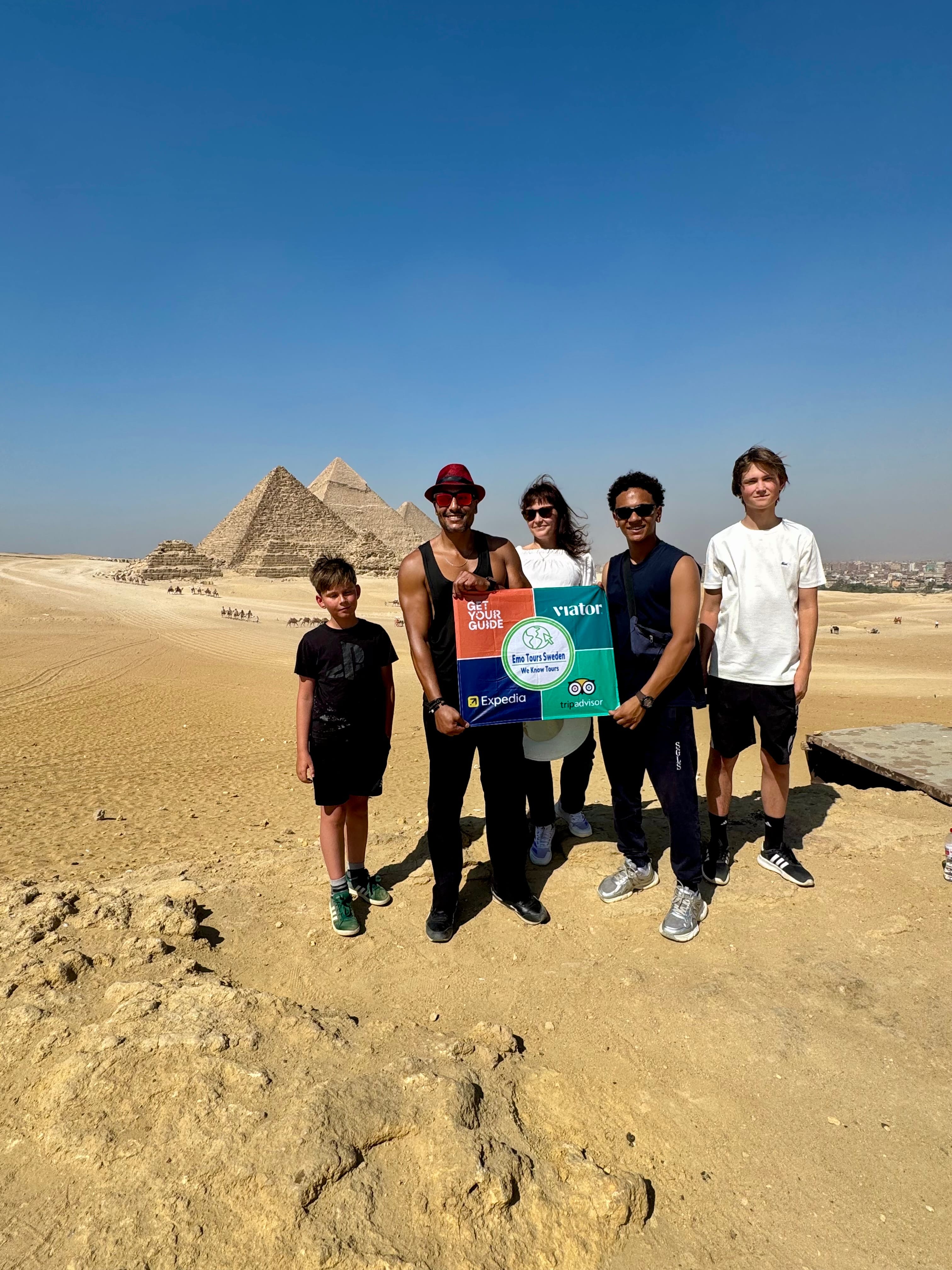 The Great Pyramids_Emo Tours Sweden Customer