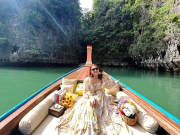 Khao Lak : Phang Nga Bay and James Bond Island Tour by Luxury Longtail Boat
