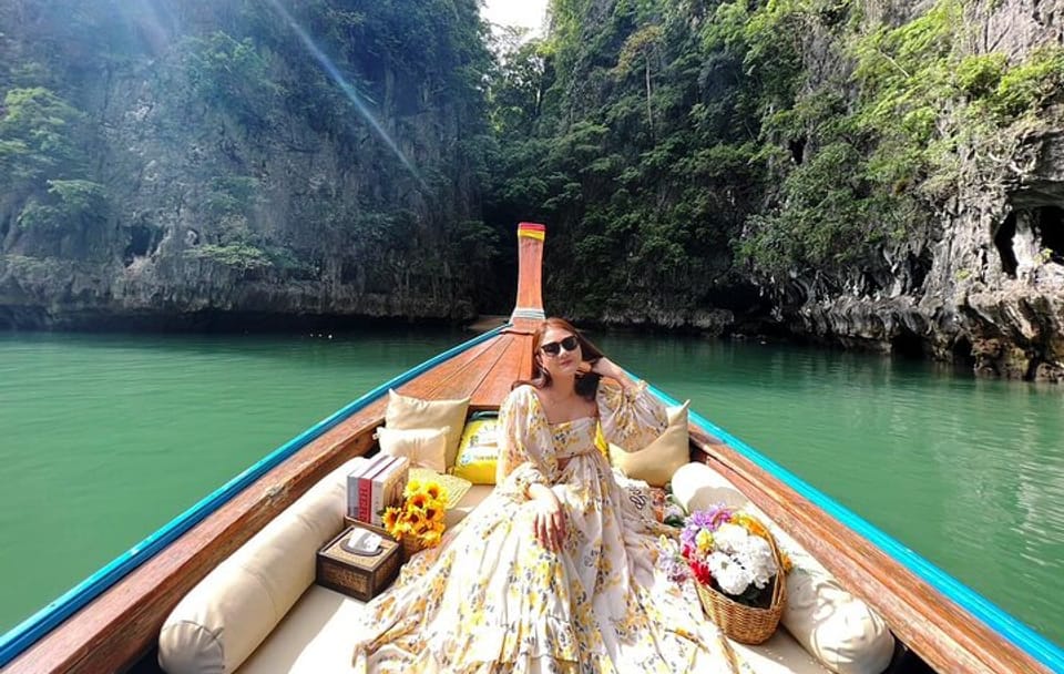 Sunrise Jamebond Island Small Group by Luxury Longtail Boat from Khaolak
