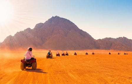 Sunset ATV Safari Tour in Hurghada Desert, Egypt