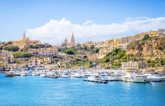 Coastal Ferry Cruise With Stops in Gozo, Comino & The Bue Lagoon (Two Islands)