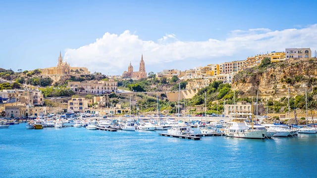Coastal Ferry Cruise With Stops in Gozo, Comino & The Bue Lagoon (Two Islands)