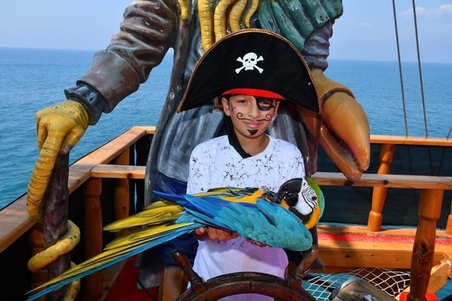 Antalya Pirate Boat Tour Visiting Duden Waterfall 7