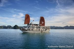 Le Journey Cruise 2 Days 1 Night Tour with Meals,Cave,Beach,Island in Halong Bay
