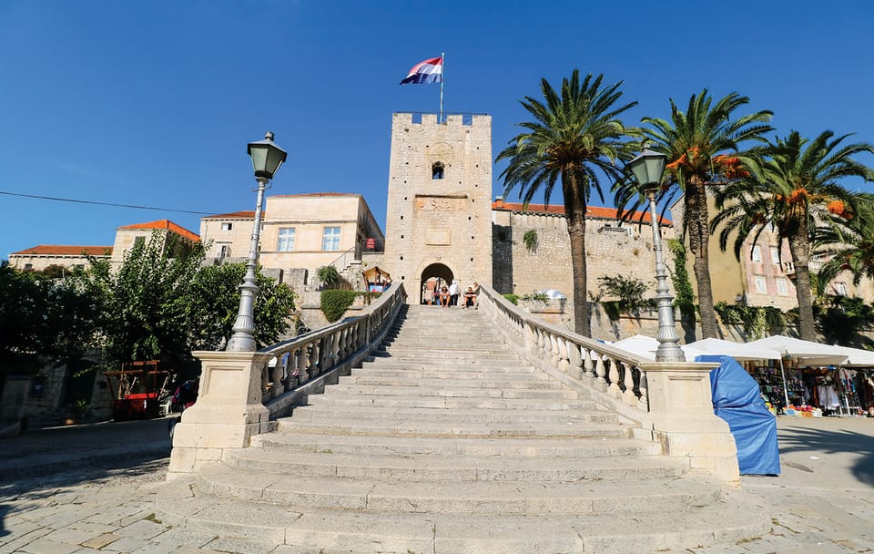 Private Tour of Korčula Old Town with Wine Tasting