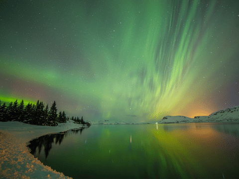 Northern lights in Iceland