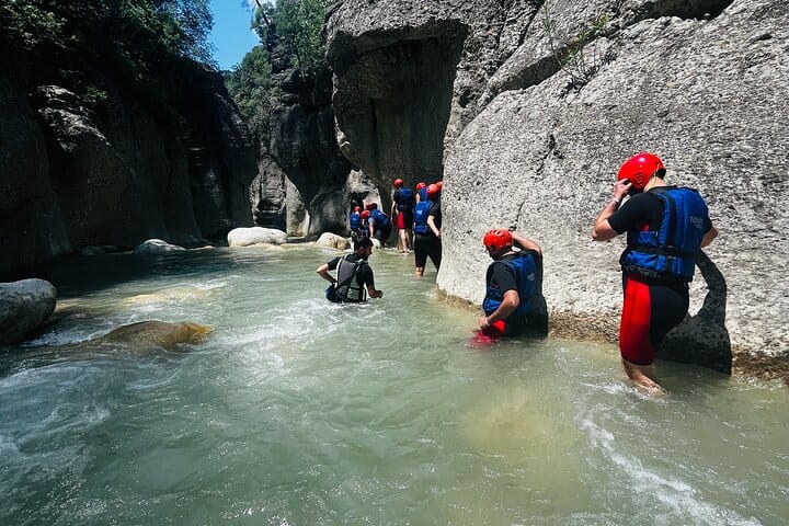 Canyoning Rafting and Zipline Adventure from Antalya