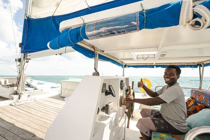 Set sail on our catamaran tour — enjoy ocean views, fun sailing, and smiles all around!