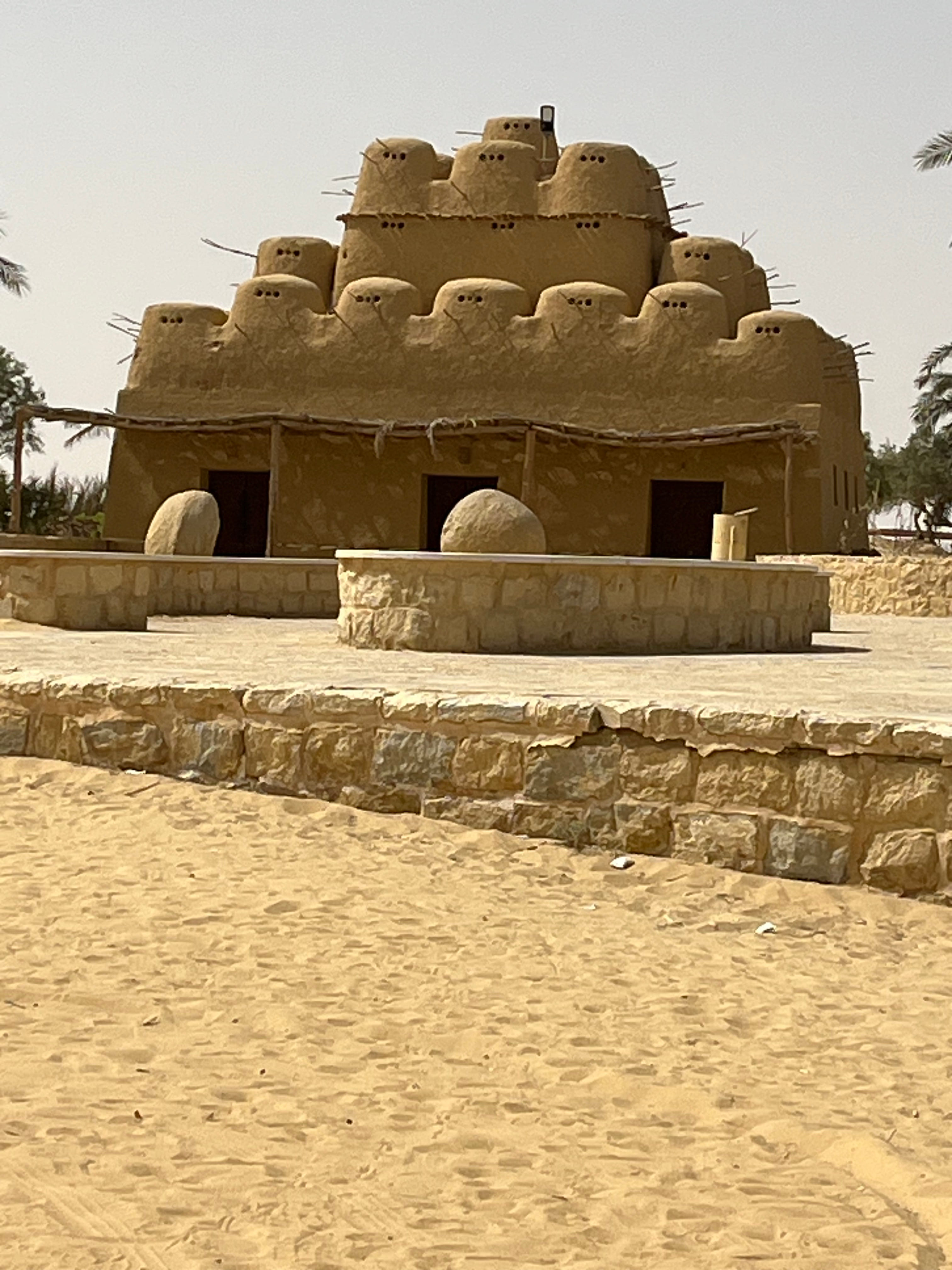 Wadi El Rayan waterfalls and desert landscape in Fayoum