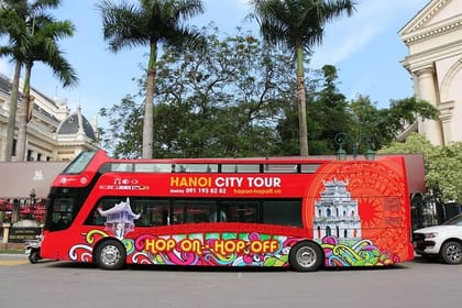 Full-Day Hop On Hop Off Bus Tour in Hanoi