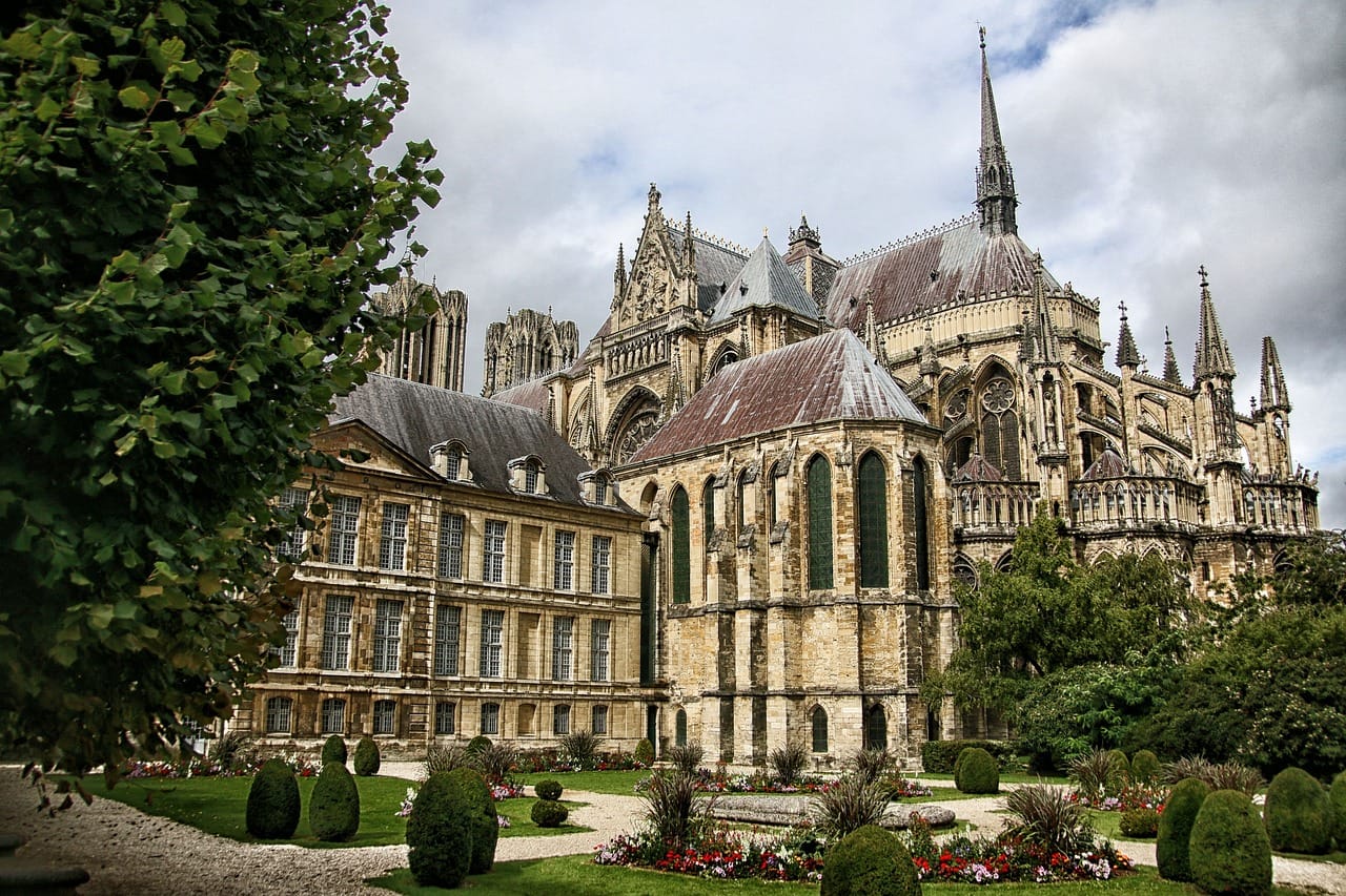 Gothic Cathedral Notre Dame De Reims