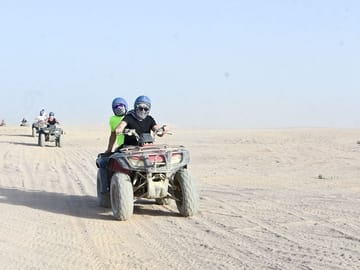 Quad bike on Sahara desert Egypt