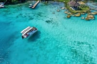 Bacalar Seven Color Lagoon Boat Adventure with Grill Option 2