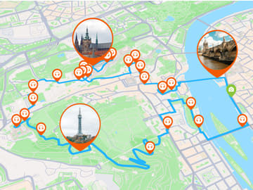 Full circuit: From Old Town Square to the Castle District (Hradčany).
