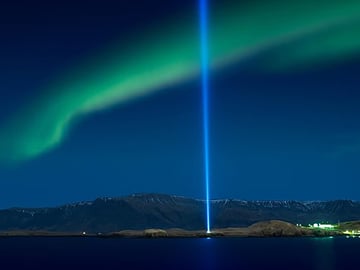 Sail away from the coastline of Reykjavik and see the Aurora Borealis out on the ocean