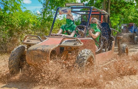 Buggy Adventure Tour at Macao Beach and Taino Cave, Punta Cana