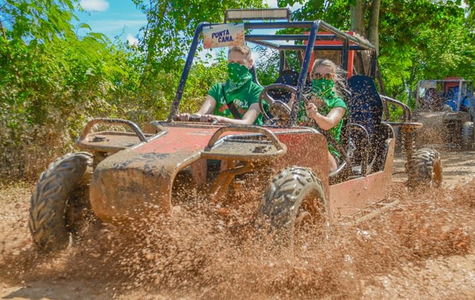 Buggy Tour in Punta Cana with Stops at the Beach and a Cave