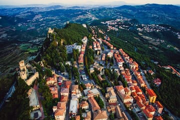Scenic Ridge Walk and Fortress Views in San Marino