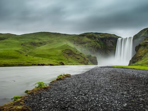 Skógafoss waterfall