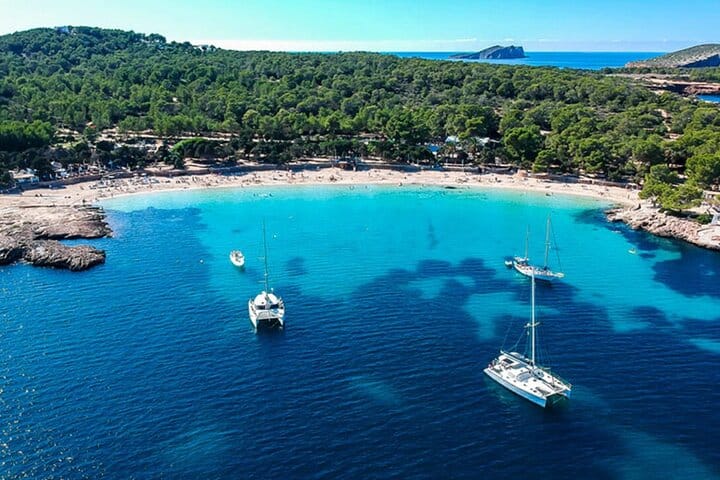 Ibiza Beach Hopper with Lunch Open Bar Paddle Surf and Snorkeling 6
