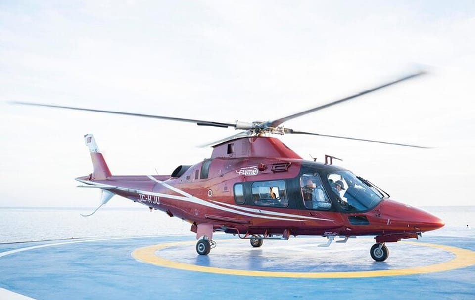 Helicopter Tour Over Bodrum's Coastline and Landmarks