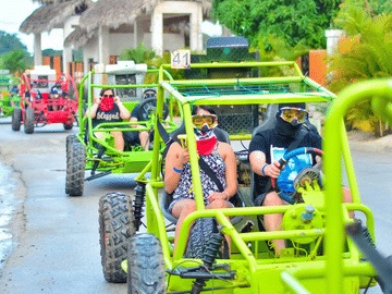 Punta Cana: Dune Buggies Macao con Cenote y Playa