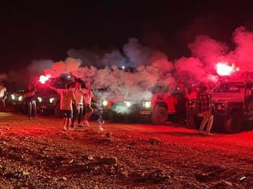 Alanya Night Jeep Safari with Sunset and Boat Trip with Dinner