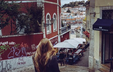 Professional Photography Session in Lisbon's Alfama District
