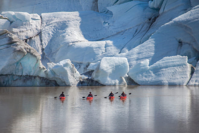 South Coast & Glacier Kayaking