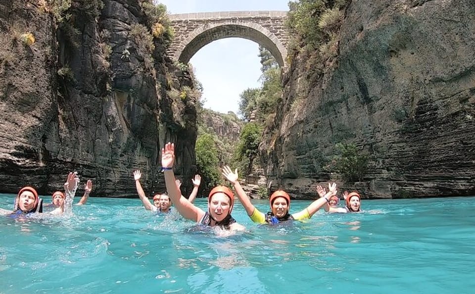 Canyoning, Rafting, and Zipline Adventure in Manavgat