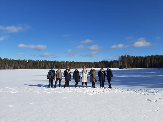 Winter Wonderland Hike in a National Park 2