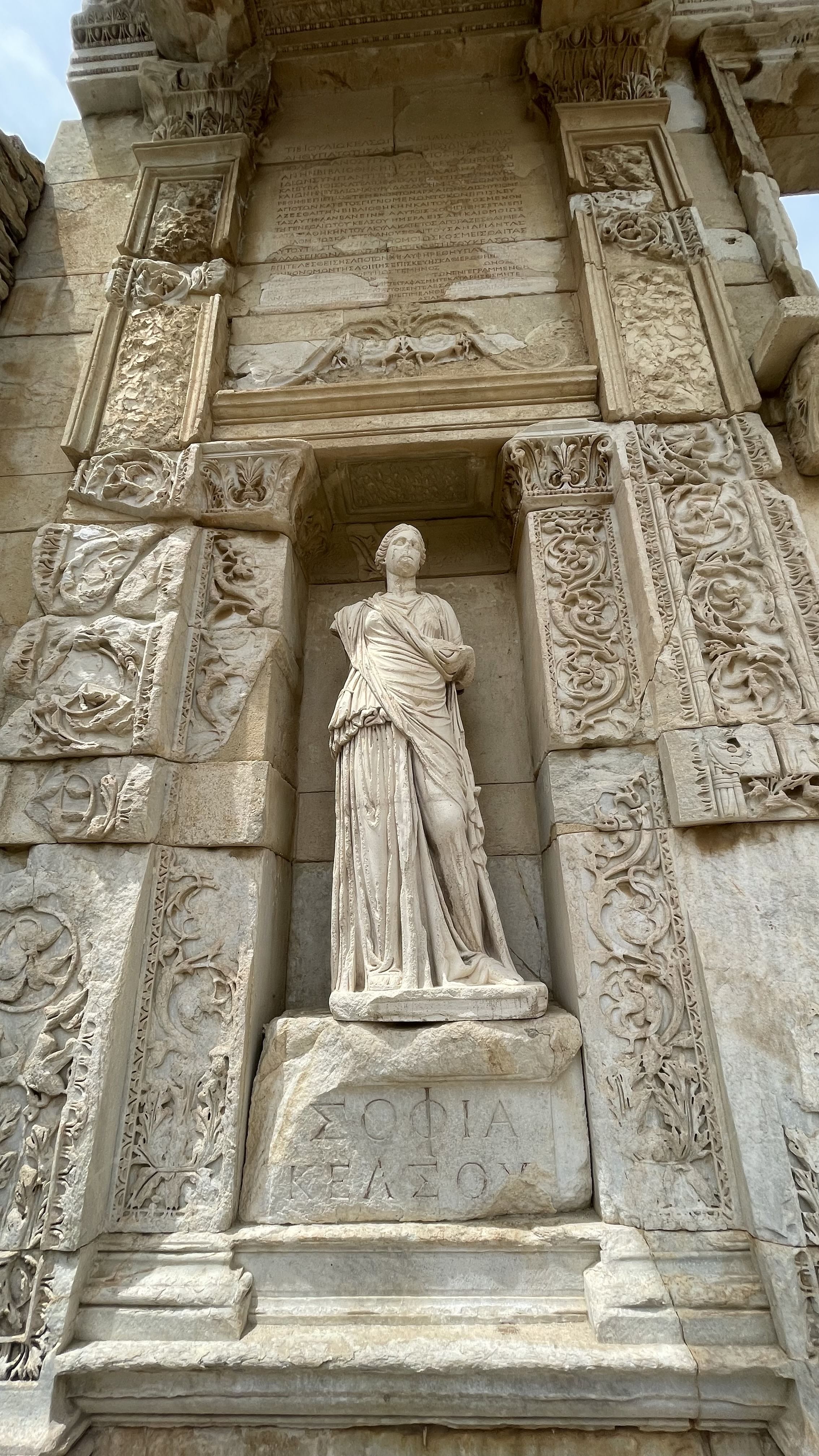 Facade of the library of Celsus