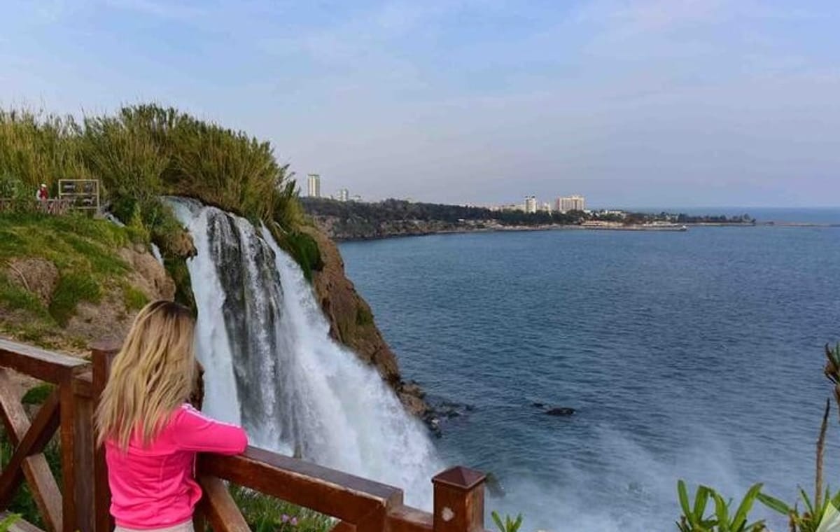 Antalya City Tour Waterfalls Boat Tour and Old Town from Belek