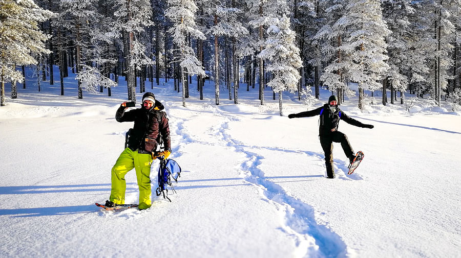Snowshoeing Adventure in Lapland