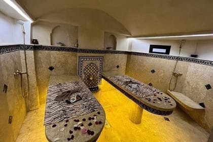 Marrakech Traditional bathroom and massage with hotel transfers