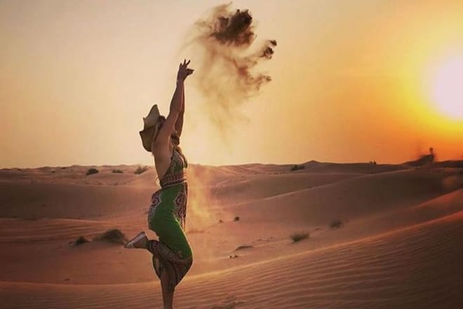 Charming Scenic Dune Safari ! Desert Safari with BBQ Dinner & Camp Activities.  9