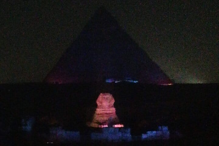 Pyramids Light Show Visit Egypt Viaje a Egipto Egypt Tours Kareem Egypt Guide Egypt Guide Pyramids Of Giza Private Tour Egypt Egypt Travel Package Local Guide in Egypt Tours in Egypt