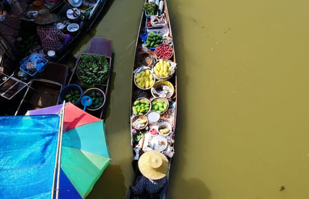 Tha Kha – perhaps Thailand’s most authentic Floating Market