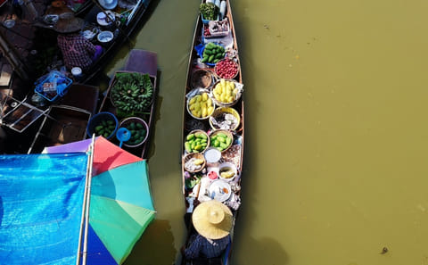 Tha Kha Floating Market Tour in Bangkok's Waterways