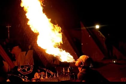 Small-Group Dinner in Agafay Desert with Pick Up
