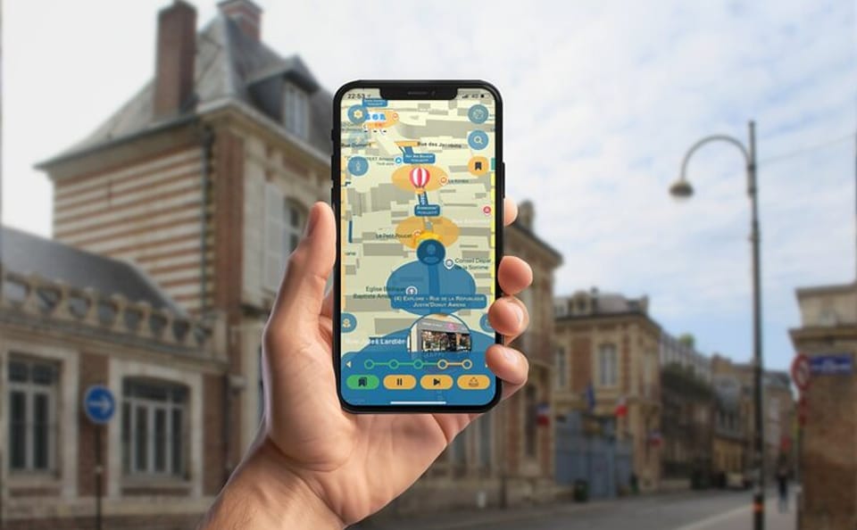 Jules Verne Walking Tour with GPS App in Amiens, France