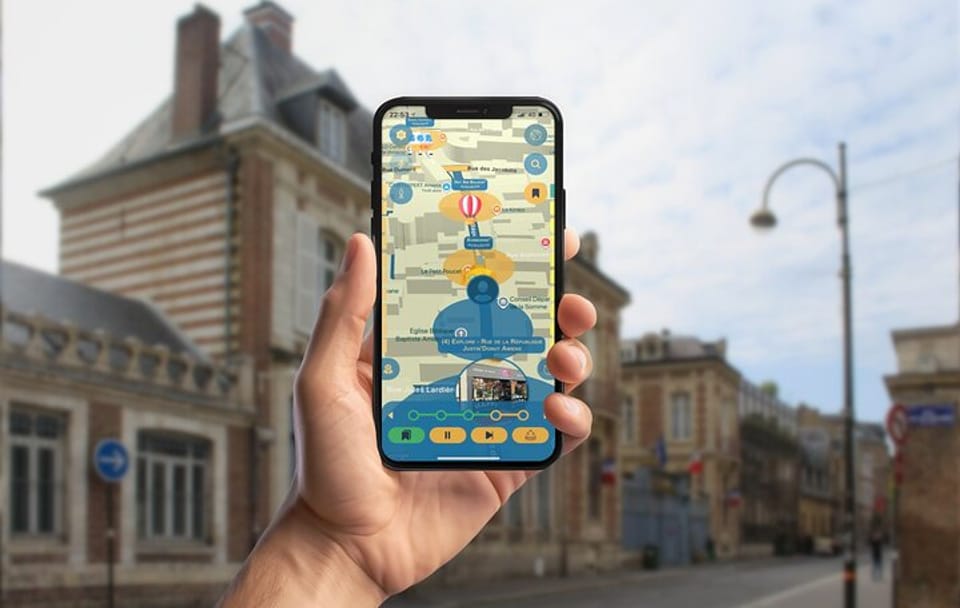 Jules Verne Walking Tour with GPS App in Amiens, France