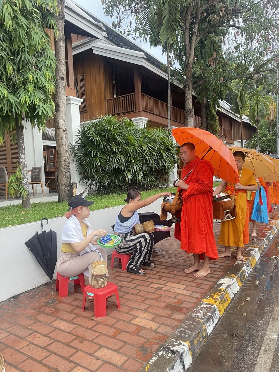 Sunset cruise on Luang Prabang river