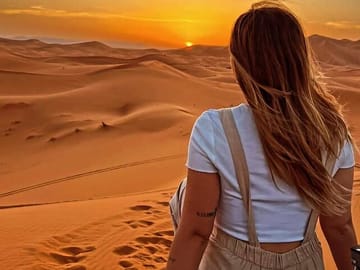 3 days Desert Tour from Marrakech to Merzouga - Sunset View