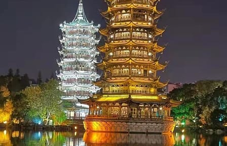 Guilin Four Lakes Night Cruise with Hotel Pickup