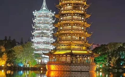 Guilin Four Lakes Night Cruise with Hotel Pickup