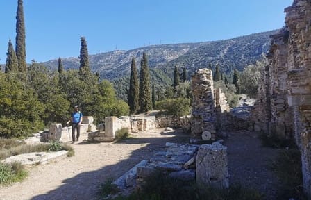 Hiking the Hymettus Mountain at Sunset in Athens